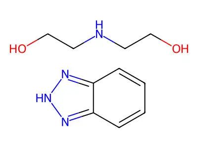 Ethanol, 2,2'-iminobis-, compd. with 1H-benzotriazole (1:1) structure