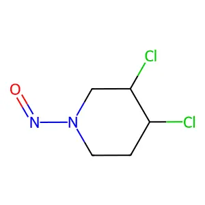 3,4-Dichloronitrosopiperidine structure