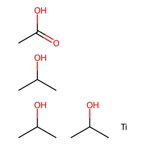 Titanium, (acetato-kappaO)tris(2-propanolato)-, (T-4)- structure