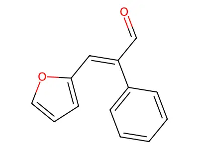 3-(Furan-2-yl)-2-phenylacrylaldehyde structure