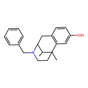 N-Benzylnormetazocine structure