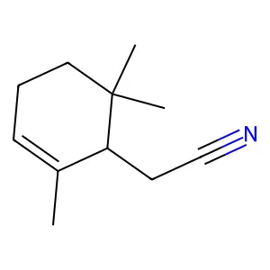 2-Cyclohexene-1-acetonitrile, 2,6,6-trimethyl- structure