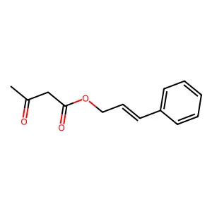 3-Phenyl-2-propen-1-yl 3-oxobutanoate structure