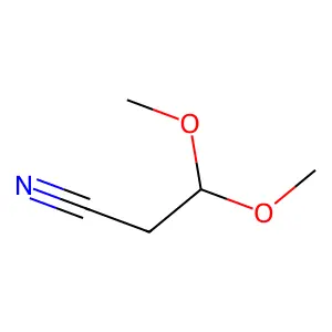 3,3-Dimethoxypropiononitrile structure