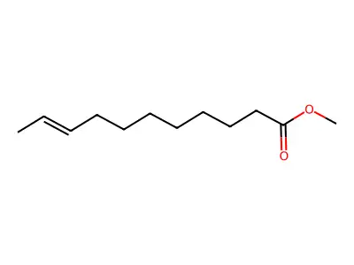 Methyl-undec-9-enoate structure