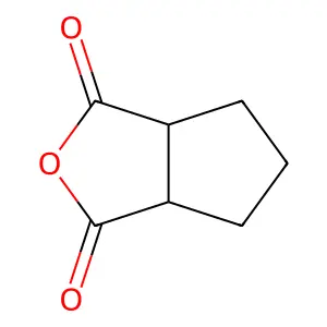 tetrahydro-1H-cyclopenta(c)furan-1,3(3aH)-dione structure