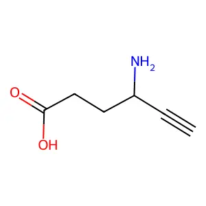 4-Amino-5-hexynoic acid structure