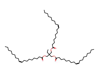 Trihydroxymethylpropyl trioleate structure