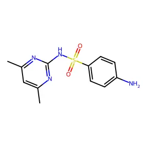 Sulfamethazine structure