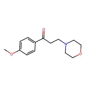 4'-Methoxy-3-morpholino-propiophenone structure
