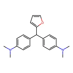 4,4'-(2-Furylmethylene)bis(N,N-dimethylaniline) structure