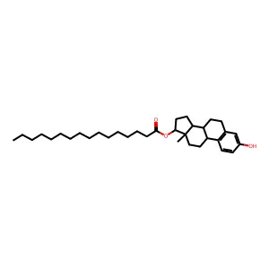 Estradiol monopalmitate structure
