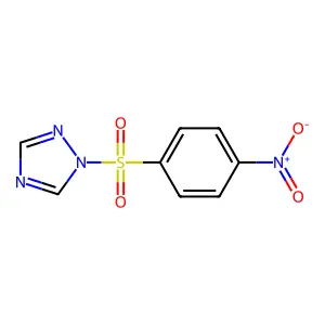 1-((4-Nitrophenyl)sulfonyl)-1H-1,2,4-triazole structure