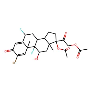 halopredone acetate structure