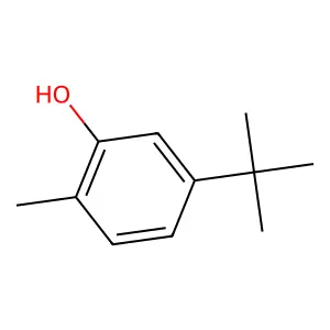 5-tert-Butyl-o-cresol structure