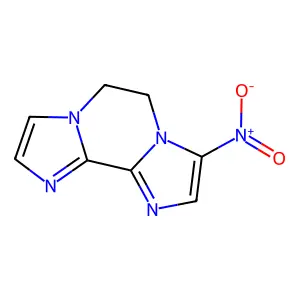 5H,6H-Diimidazo(1,2-a;2',1'-c)pyrazine, 3-nitro- structure