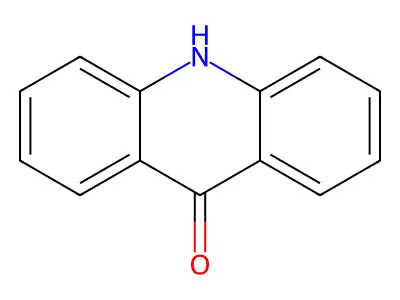 Acridone structure