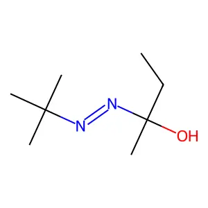 2-Butanol, 2-[2-(1,1-dimethylethyl)diazenyl]- structure