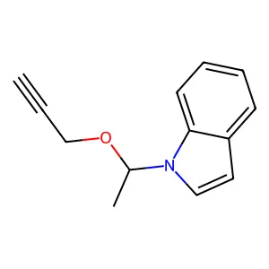 Indole, 1-(1-(2-propynyloxy)ethyl)- structure