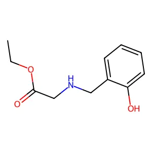 Ethyl N-((2-hydroxyphenyl)methyl)glycinate structure