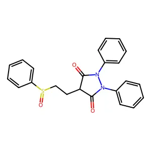 Sulfinpyrazone structure