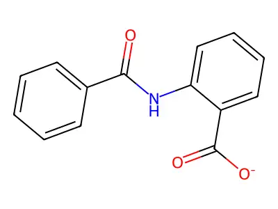2-(Benzoylamino)benzoic acid structure