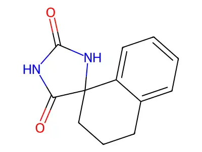 3',4'-Dihydrospiro[imidazolidine-4,1'(2'H)-naphthalene]-2,5-dione structure