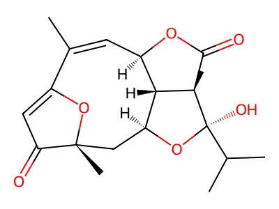 Eremantholide structure