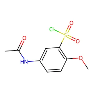 5-Acetylamino-2-methoxybenzenesulfonyl chloride structure