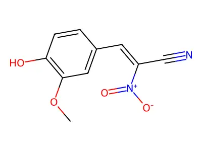3-(4-Hydroxy-3-methoxyphenyl)-2-nitroprop-2-enenitrile structure