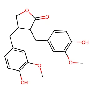 (-)-Matairesinol structure
