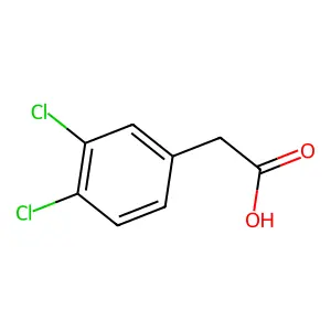 3,4-Dichlorophenylacetic acid structure