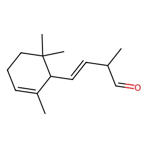 3-Butenal, 2-methyl-4-(2,6,6-trimethyl-2-cyclohexen-1-yl)- structure