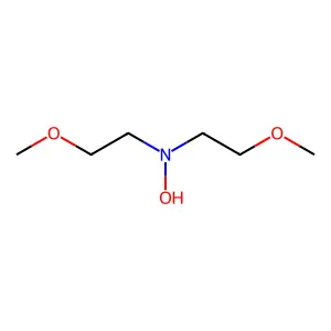 Bis(2-methoxyethyl)hydroxylamine structure