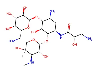 Isepamicin structure