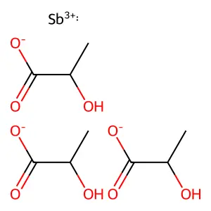 Antimony lactate structure