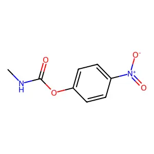 Carbamic acid, N-methyl-, 4-nitrophenyl ester structure