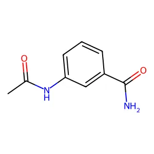 3-Acetamidobenzamide structure