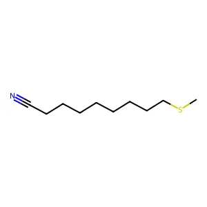 9-(Methylthio)nonanenitrile structure