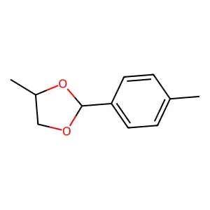 4-Methylbenzaldehyde propyleneglycol acetal structure