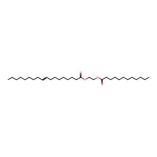 2-Dodecanoyloxyethyl octadec-9-enoate structure