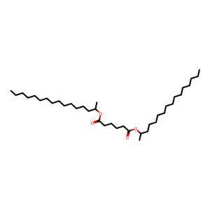 Bis(1-methylpentadecyl) adipate structure
