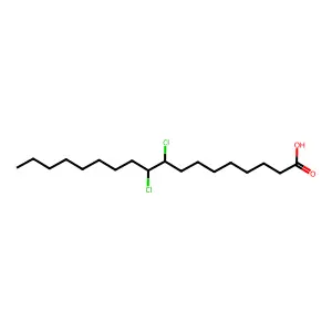 9,10-Dichlorostearic acid structure