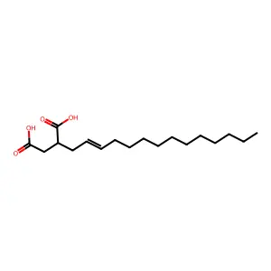 2-(2-Tetradecen-1-yl)butanedioic acid structure