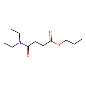 Propyl N,N-diethylsuccinamate structure