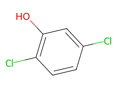 2,5-Dichlorophenol structure