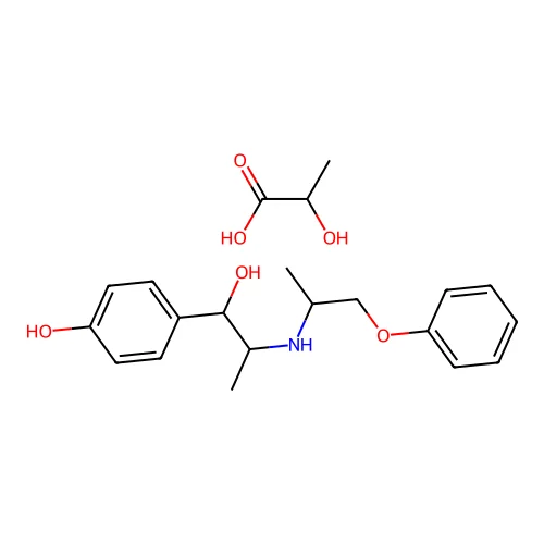 Isoxsuprine lactate structure