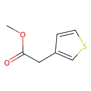 Methyl 3-thienylacetate structure