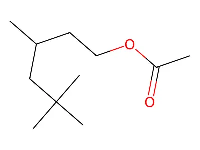 3,5,5-Trimethylhexyl acetate structure