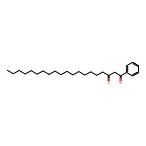 Benzoylstearoylmethane structure